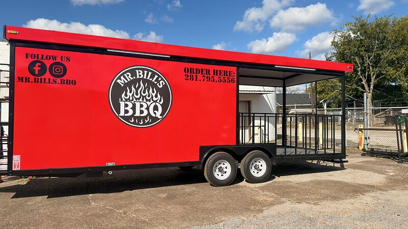 Mr. Bill's BBQ — 8 × 20 ft with a covered porch, Houston, TX